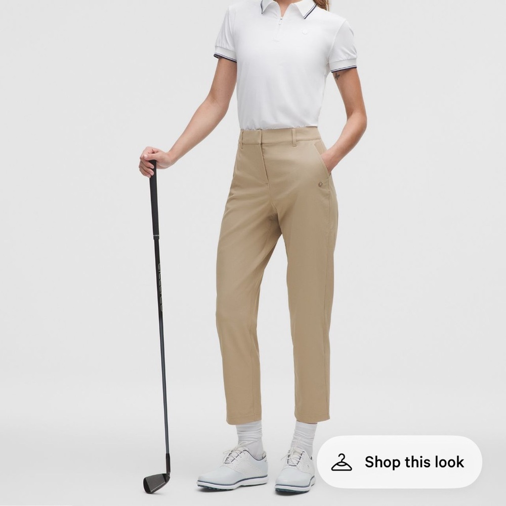 Lululemon Stretch Twill Golf Pant Stitched Logo size 27 NWT